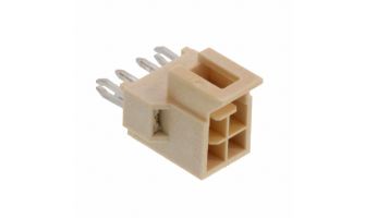 105312-2204 NanoFit Hdr Vrt 4Ckt DR SldrClip Ntl 15Au