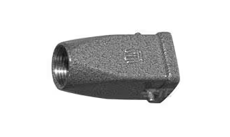 1102100-1 Pwr-Conn Size 1 Hood PG11 Side Clip Top Entry