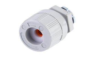 1300980092 MAX-LOC Strain Relief Cord-Sealing Grip, 1/2" NPT, Straight Male with O-Ring, Cable Diameter 14.27-15.88mm (.562-.625")