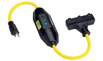 15050-3TTA Power Outlet Strips 15A GFCI AUTO2FTMLD TTAP 3X5-15