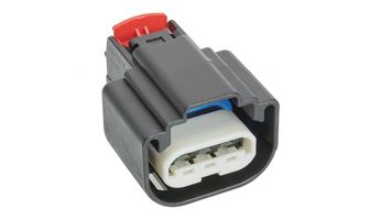 160073-3102 Automotive Conn 1.5MM CBLSLD USCAR RCPT 3CKT LGY B/3