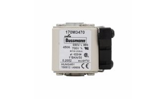Fuse size 1, 690 Vac (IEC) A