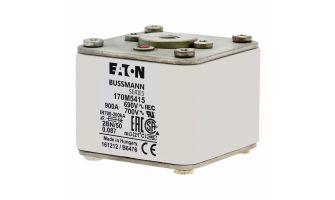 Fuse size 2,690V/700V (IEC/UL) 900A fuse