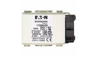 Fuse size 2,690V/700V (IEC/UL)450A fuse