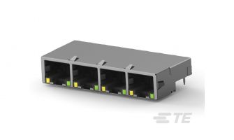 1888251-3 Low Profile RJ45 1x4 No Led s