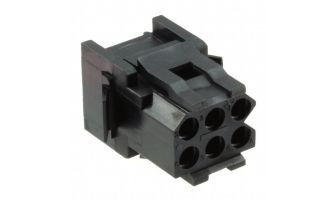 192923-6020 Automotive Connectors TRI SNAP 6 CONT RECP PANEL