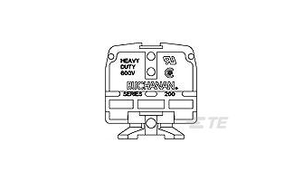 2-1437390-5 0250=HD NYLON END SECT (PKGD)