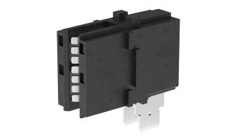 213205-0001 HD Power Conn PowerPlane Busbar Rcpt 7Ckt Sldr
