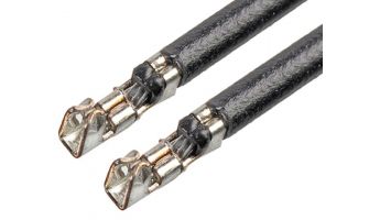 214920-1211 PICOBLADE PRECRIMP 26AWG BK F-F L=75 Sn