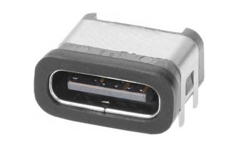 217176-0001 Top-mount SMT IPx5 6pos (Type C Rec.)