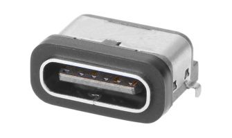 217177-0001 Mid-mount SMT IPx5 6pos (Type C Rec.