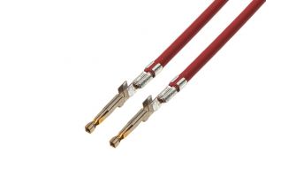 217470-2225 ULTRA-FIT F-F 450MM 16 AWG LEADS RD Au