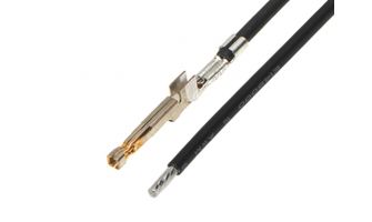 217471-1224 ULTRA-FIT F-S 300MM 16 AWG LEADS BK Au