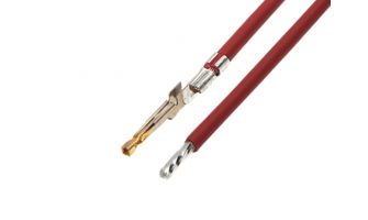 217471-2215 ULTRA-FIT F-S 450MM 18 AWG LEADS RD Au