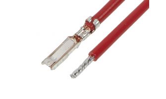 217841-2122 MIZU-P25 F-S 150MM 20 AWG LEAD UL RD Sn
