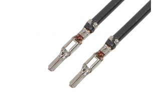 217842-1122 MIZU-P25 M-M 150MM 20 AWG LEAD UL BK Sn