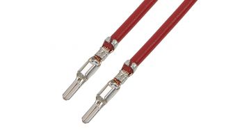 217842-2122 MIZU-P25 M-M 150MM 20 AWG LEAD UL RD Sn