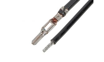 217843-1122 MIZU-P25 M-S 150MM 20 AWG LEAD UL BK Sn