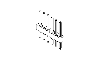 22/03/2047 HEADERS & WIRE HOUSINGS 4CKT HDR FLAT VERT