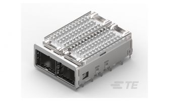 2227103-1 I/O Connectors 1x2 Cage Assy Bhnd Bzl zQSFP+