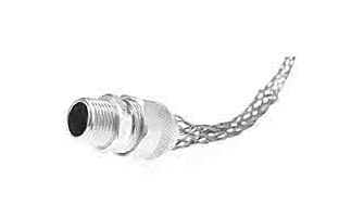 36249 Deluxe Cord Grips Strain Relief, 1" NPT, Straight Male, Cable Diameter 11.10-14.27mm (.437-.562")