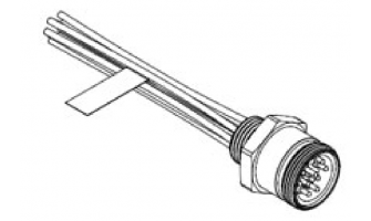 3R9006A20F030 Circular Metric Connectors MC 9P MR 3 16/1 PVC