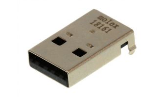 48037-0001 USB Connectors TYPE A RA SHLDED PLG THRU-HOLE AU