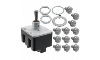 4TL1-5 Toggle Switch 4PDT Latched And Momentary 18A