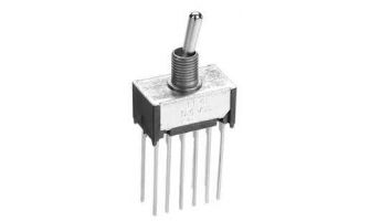 5-1437562-1 Toggle Switches DPDT ON-NONE-ON TINY