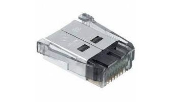 5-1761184-3 Modular Conn/Ethernet Conn 8 SDL FLAT PLUG ASSY