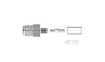 5-1814819-1 M-UHF Str Jk Hex Nickel Pltd RG58C/U  14