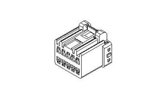 500594-1000 2.50MM PITCH WIRE-TO-WIRE RECEPTACLE HOUSING