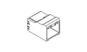 500595-1000 2.50MM PITCH WIRE-TO-WIRE PLUG HOUSING DUAL ROW