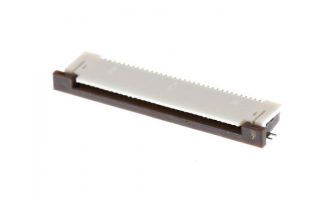 54104-3431 Easy-On FFC/FPC Connector, 0.50mm Pitch, Slider Series, Right-Angle, Top Contact, 2.00mm Height, 34 Circuits, Gold Plating