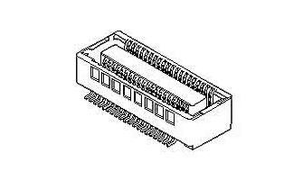 54684-0244 Connectors 0.4 BtB Rec Hsg Assy 24Ckt EmbsTp Pkg