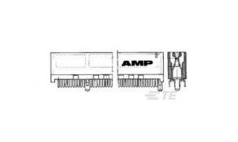 5650181-1 Standard Card Edge Conn DUAL POSITIONS 050 56