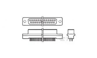 5745079-4 D-Sub Standard Connectors DSUB C37S V/MNT