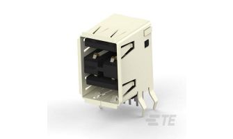 5787617-1 RECP ASSY  R/A  STACKED  THRU-HOLE  USB 