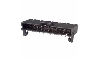 6-103904-1 LATCHING HDR SHRD 12 W/ HOLD-DN 30AU CONT