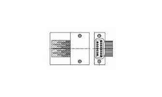 6-1589487-9 Rectangular Mil Spec Conn STM009M6CN = THRU-HOLE
