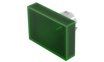 61-9331.5 CONFIG SWITCH LENS GREEN RECT