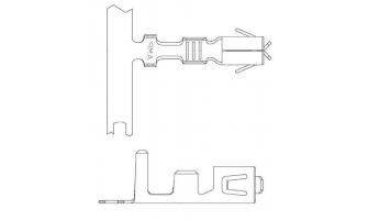 61604-1 Automotive Connectors TIMER TERM 2-#18/2-#16 