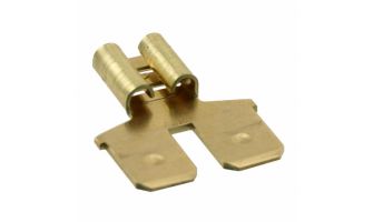 61765-1 FASTON ADAPTER .250 RECEPTACLE BR
