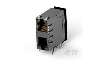 6368011-4 Modular Conn/Ethernet Conn STK MJ 2X1 SHLD G/O BI