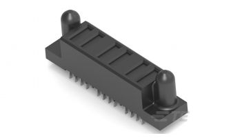 6450553-2 Power to the Board MBXL VERT RCPT 6P
