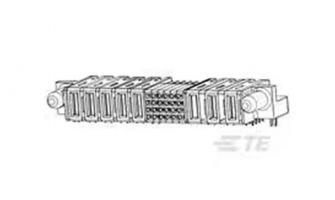 6450578-1 Power to the Board MBXL R/A RCPT 3ACP+4P+24S