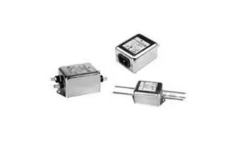 6609035-8 Power Line Filters 6A IEC 1/4 FASTON BULKHEAD MNT