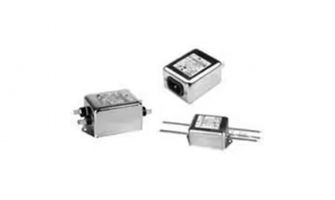 6609036-8 Power Line Filters 6A IEC 1/4 FASTON BULKHEAD MNT