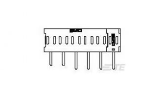 6766496-1 CONNECTOR  PIN  RIGHT ANGLE SOLDER FLAT