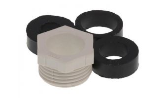 7000.6837.0 GWconnect Plastic Cable Gland, with Washer and Gaskets, Pg11 Thread